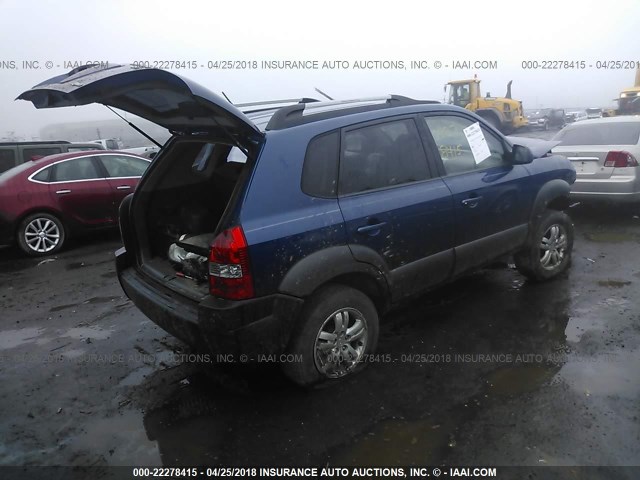KM8JN72D96U257119 - 2006 HYUNDAI TUCSON GLS/LIMITED 蓝色 照片 4