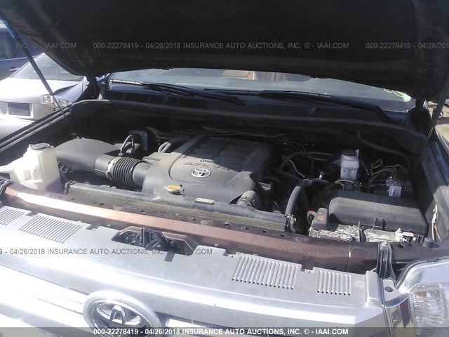 5TFAW5F15FX452607 - 2015 TOYOTA TUNDRA CREWMAX 1794/PLATINUM 棕色 照片 10