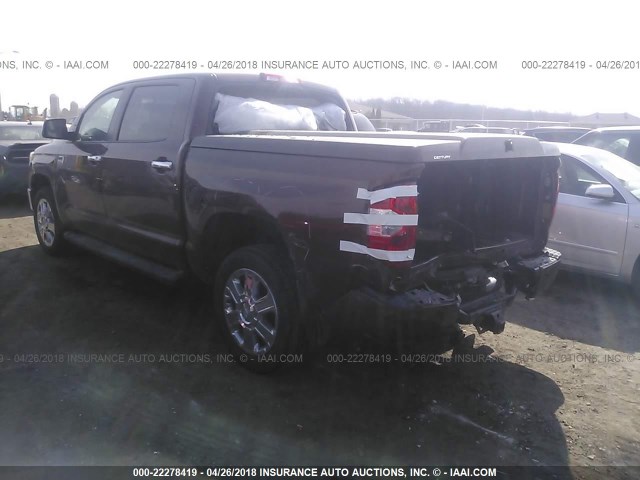 5TFAW5F15FX452607 - 2015 TOYOTA TUNDRA CREWMAX 1794/PLATINUM 棕色 照片 3