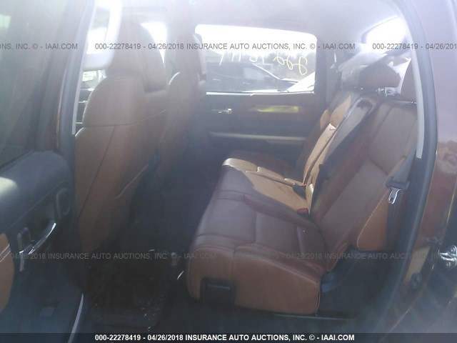 5TFAW5F15FX452607 - 2015 TOYOTA TUNDRA CREWMAX 1794/PLATINUM 棕色 照片 8