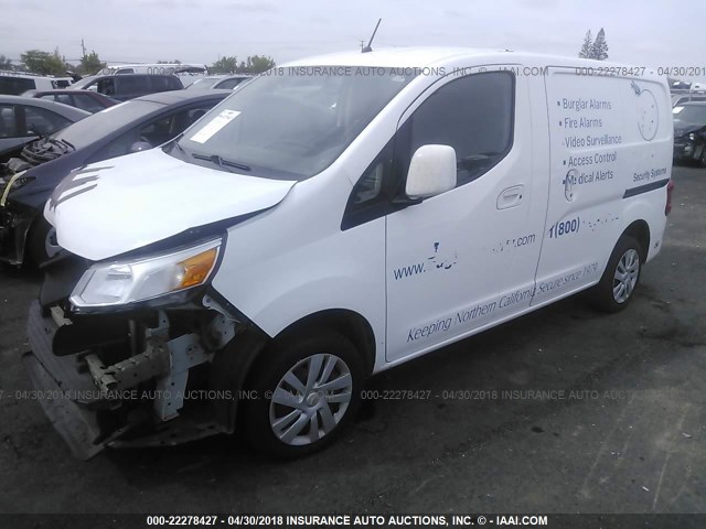 3N63M0YNXFK723869 - 2015 CHEVROLET CITY EXPRESS LS WHITE photo 2