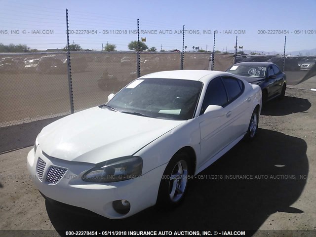 2G2WP552X61150356 - 2006 PONTIAC GRAND PRIX WHITE photo 2