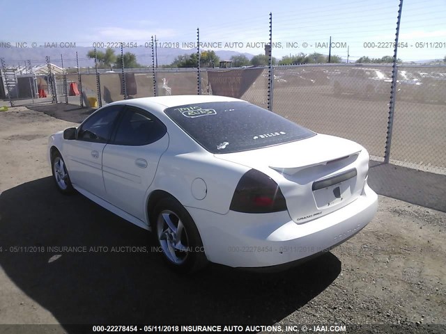 2G2WP552X61150356 - 2006 PONTIAC GRAND PRIX WHITE photo 3