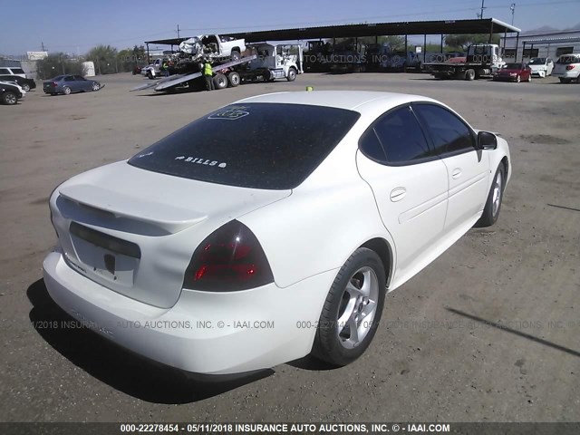2G2WP552X61150356 - 2006 PONTIAC GRAND PRIX WHITE photo 4