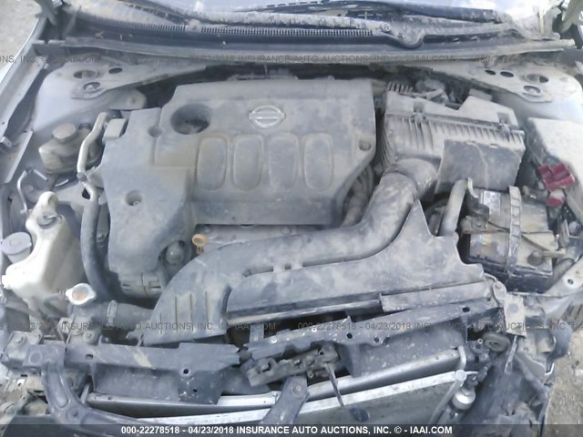 1N4AL2AP3AN547230 - 2010 NISSAN ALTIMA S SILVER photo 10