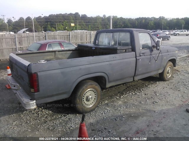 2FTCF10F2DCA59734 - 1983 FORD F100 GRAY photo 4