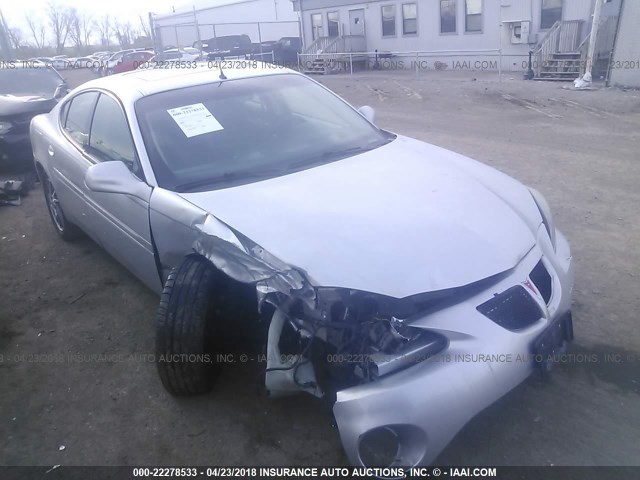 2G2WR524041186747 - 2004 PONTIAC GRAND PRIX GTP SILVER photo 1