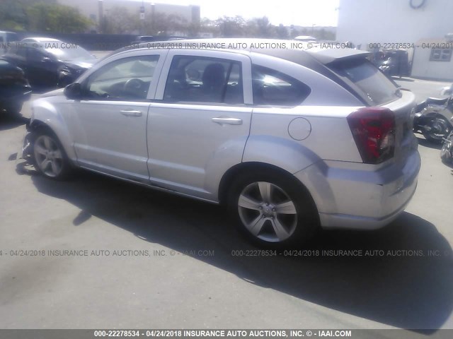 1B3CB3HA4AD616799 - 2010 DODGE CALIBER MAINSTREET SILVER photo 3