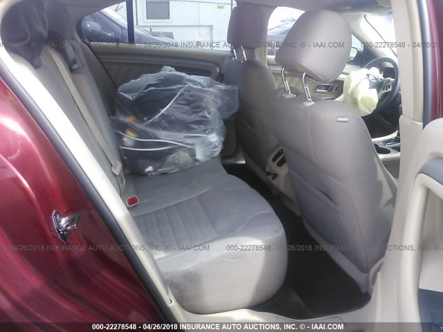 1FAHP2D86EG162102 - 2014 FORD TAURUS SE RED photo 8