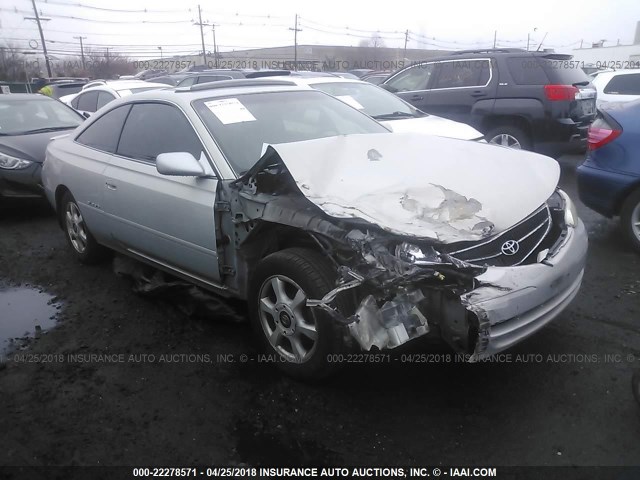 2T1CF28P3YC352371 - 2000 TOYOTA CAMRY SOLARA SE/SLE ვერცხლისფერი ფოტო 1