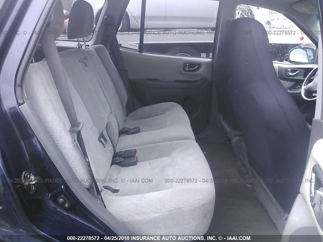 KM8SC73E65U918928 - 2005 HYUNDAI SANTA FE GLS/LX BLUE photo 8