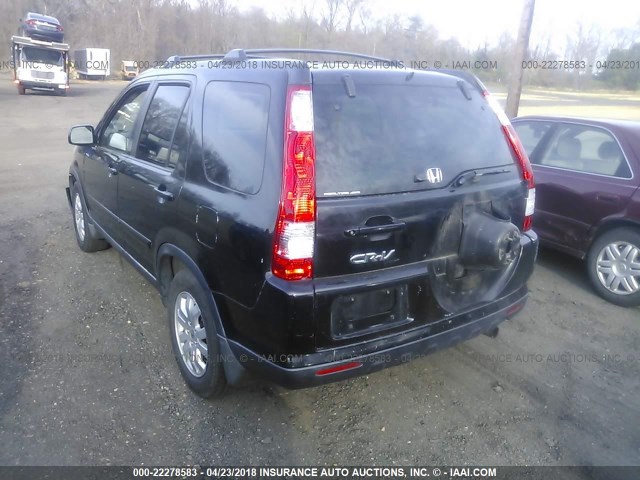 SHSRD78996U410046 - 2006 HONDA CR-V SE/EX BLACK photo 3