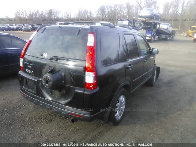 SHSRD78996U410046 - 2006 HONDA CR-V SE/EX BLACK photo 4