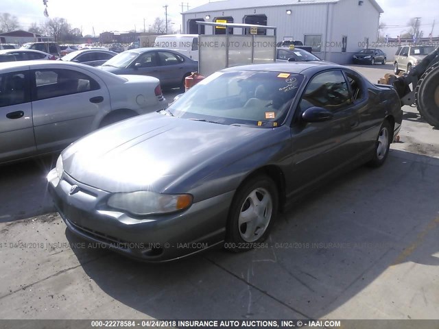 2G1WX12K749157071 - 2004 CHEVROLET MONTE CARLO SS ნაცრისფერი ფოტო 2