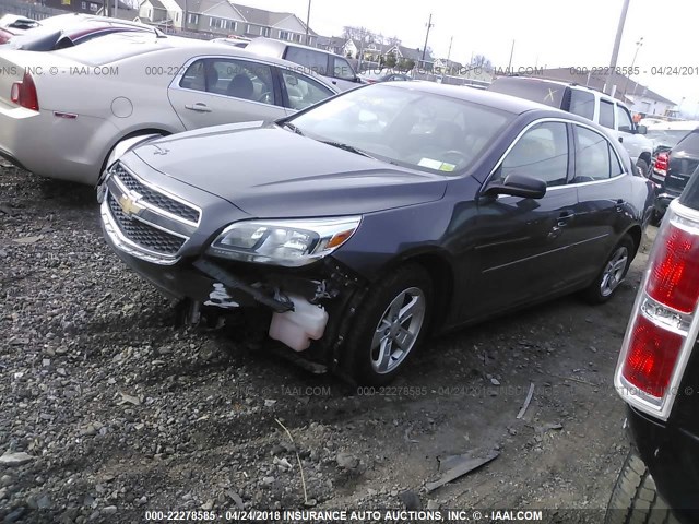 1G11B5SA1DF342344 - 2013 CHEVROLET MALIBU LS 灰色 照片 2