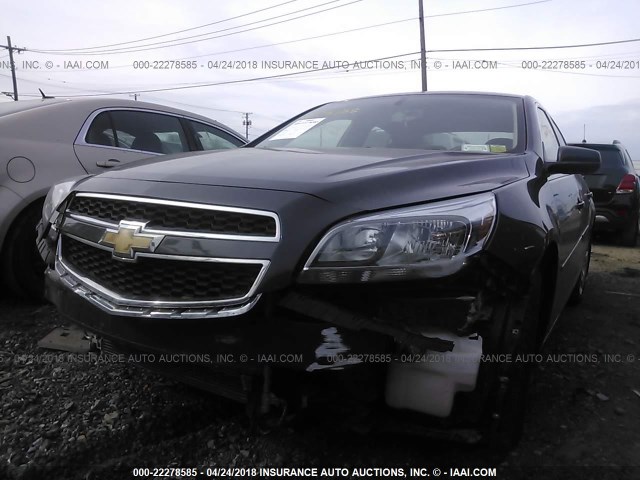 1G11B5SA1DF342344 - 2013 CHEVROLET MALIBU LS 灰色 照片 6