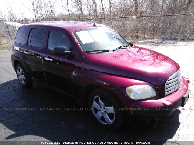 3GNDA13D67S627105 - 2007 CHEVROLET HHR LS RED photo 1
