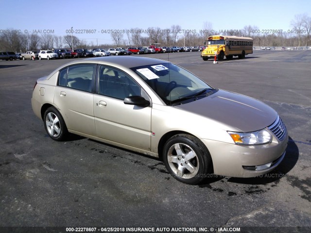1G8AL55F27Z159897 - 2007 SATURN ION LEVEL 3 GOLD photo 1