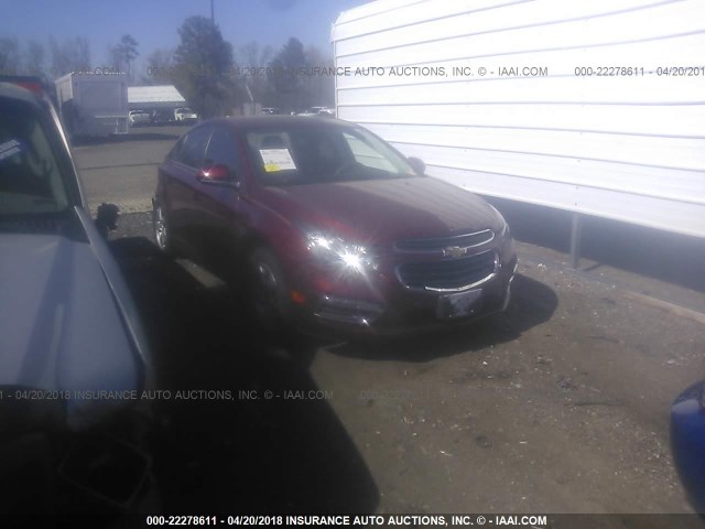 1G1PE5SB0G7192042 - 2016 CHEVROLET CRUZE LIMITED LT MAROON photo 1