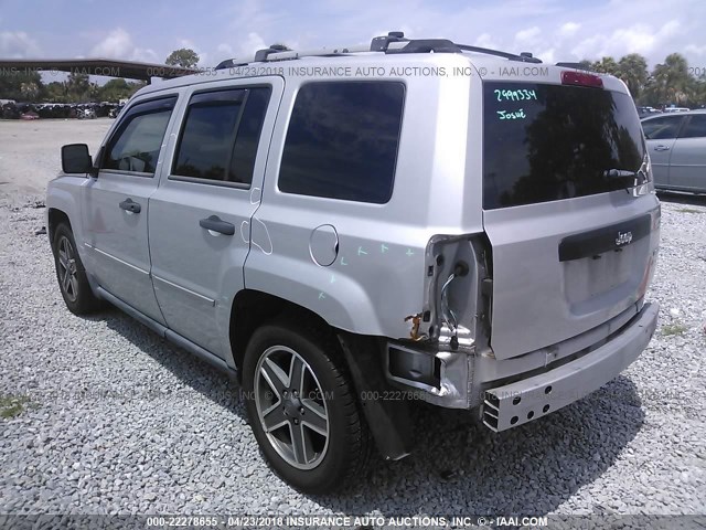 1J8FT48B99D196355 - 2009 JEEP PATRIOT LIMITED SILVER photo 3