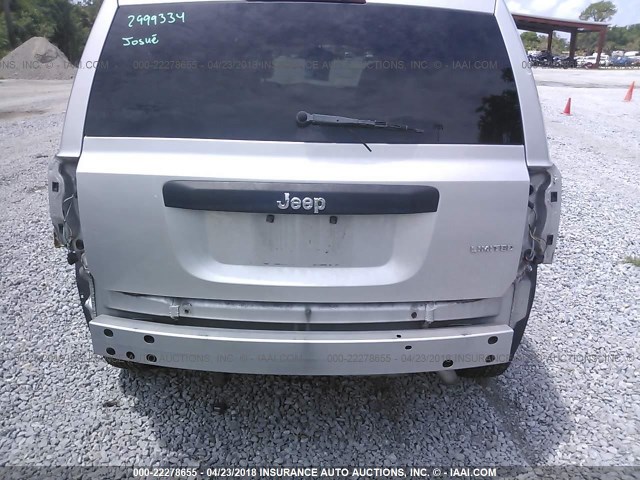 1J8FT48B99D196355 - 2009 JEEP PATRIOT LIMITED SILVER photo 6