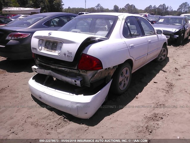 3N1CB51D45L581733 - 2005 NISSAN SENTRA 1.8/1.8S WHITE photo 4