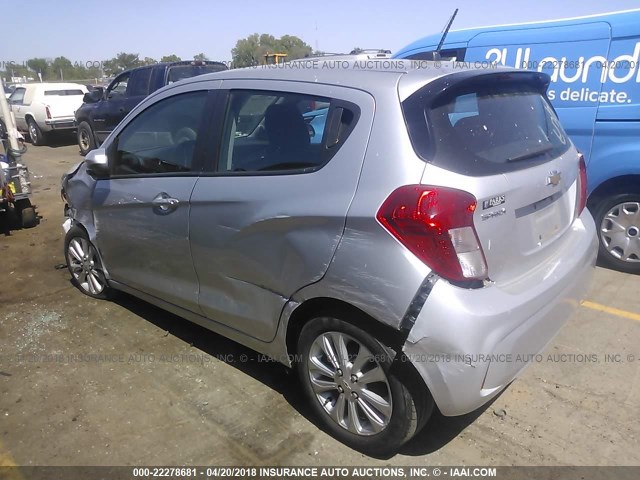 KL8CD6SAXGC574858 - 2016 CHEVROLET SPARK 1LT SILVER photo 3