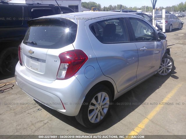 KL8CD6SAXGC574858 - 2016 CHEVROLET SPARK 1LT SILVER photo 4