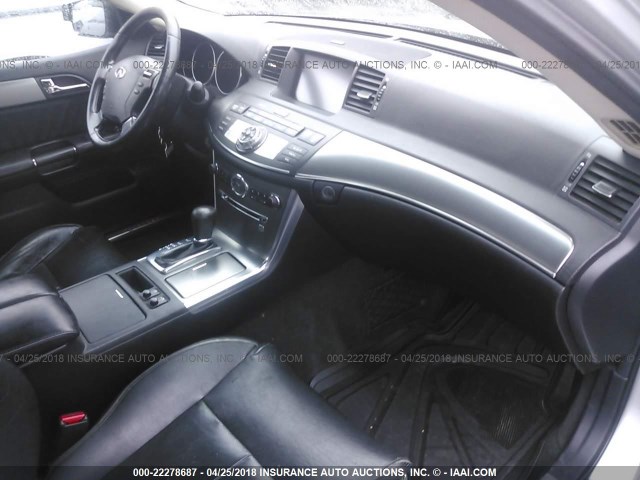 JNKBY01E37M402382 - 2007 INFINITI M45 SPORT SILVER photo 5