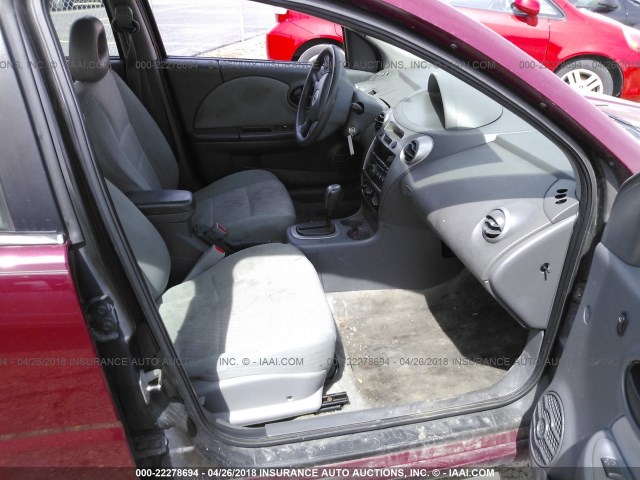 1G8AJ55F37Z107345 - 2007 SATURN ION LEVEL 2 Qırmızı foto 5