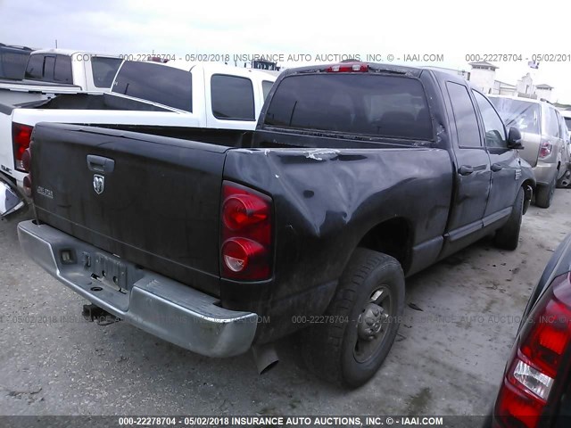 3D7KR28A47G839118 - 2007 DODGE RAM 2500 ST/SLT 黑色 照片 4