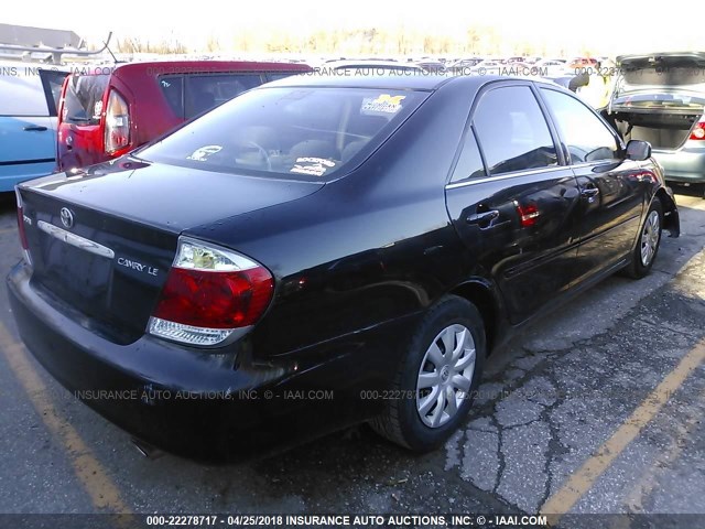 4T1BE32K66U670840 - 2006 TOYOTA CAMRY LE/XLE/SE შავი ფოტო 4