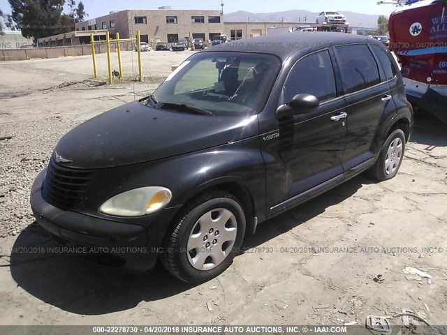 3C4FY58B25T555273 - 2005 CHRYSLER PT CRUISER TOURING BLACK photo 2