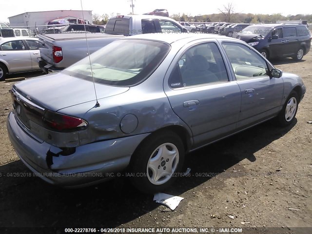 1FAFP6530XK228810 - 1999 FORD CONTOUR LX Light Blue photo 4