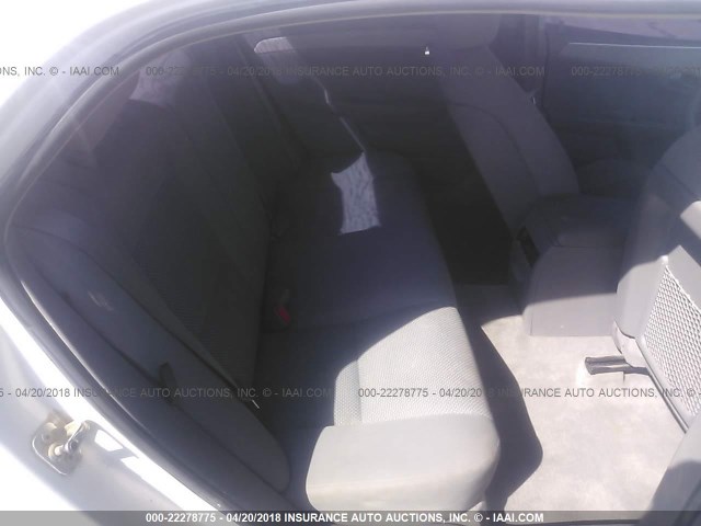 1G1ZG57B08F188513 - 2008 CHEVROLET MALIBU LS WHITE photo 8