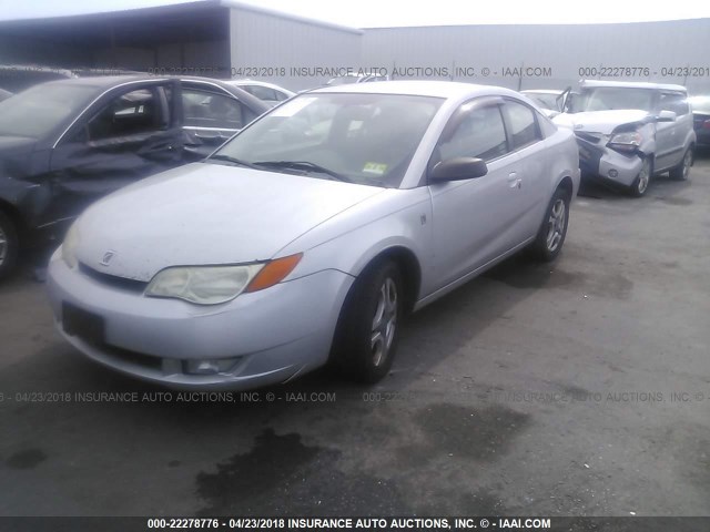 1G8AW12F84Z205295 - 2004 SATURN ION LEVEL 3 SILVER photo 2