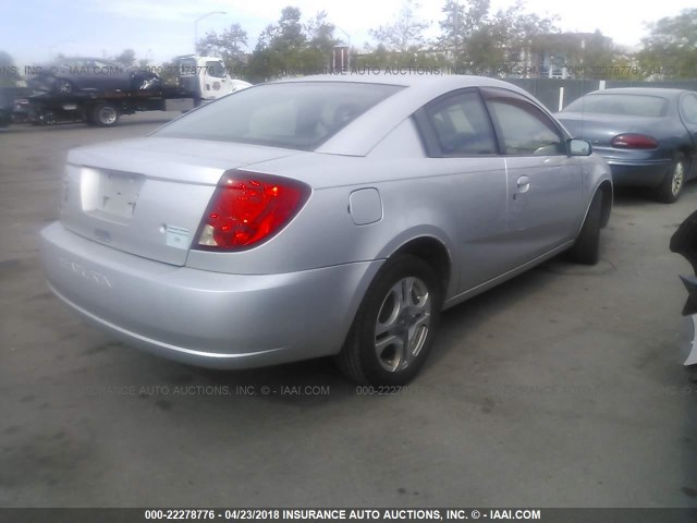 1G8AW12F84Z205295 - 2004 SATURN ION LEVEL 3 SILVER photo 4