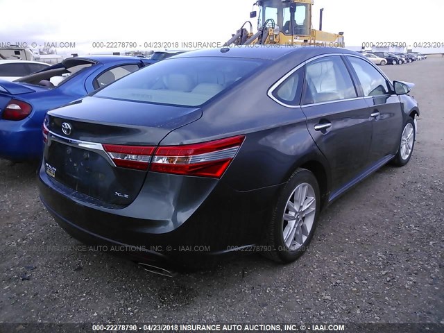 4T1BK1EB6FU147178 - 2015 TOYOTA AVALON XLE/PREMIUM/TOURING/LTD GRAY photo 4