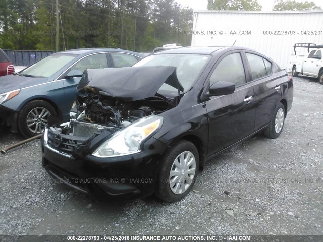 3N1CN7AP1GL915314 - 2016 NISSAN VERSA S/S PLUS/SV/SL BLACK photo 2