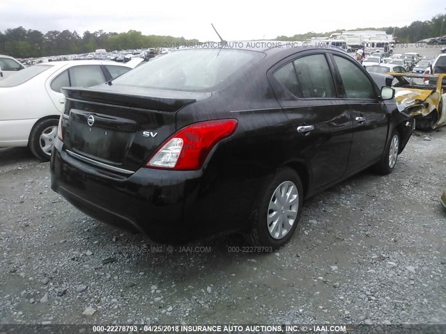 3N1CN7AP1GL915314 - 2016 NISSAN VERSA S/S PLUS/SV/SL BLACK photo 4