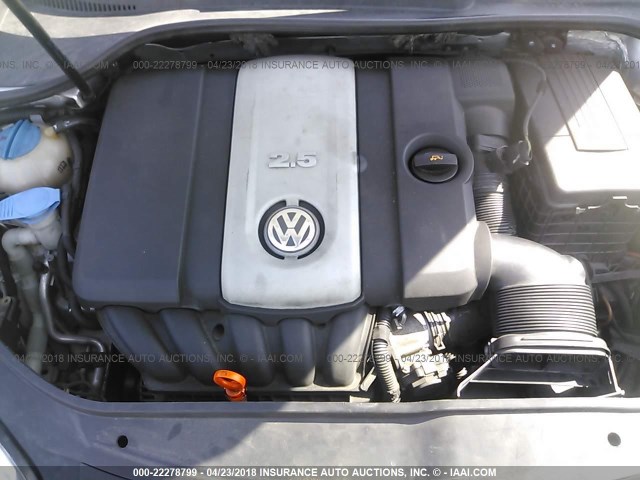 3VWRZ71K58M183312 - 2008 VOLKSWAGEN JETTA SE/SEL SILVER photo 10