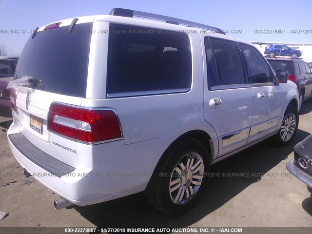 5LMJJ2J59AEJ01249 - 2010 LINCOLN NAVIGATOR 白色 照片 4