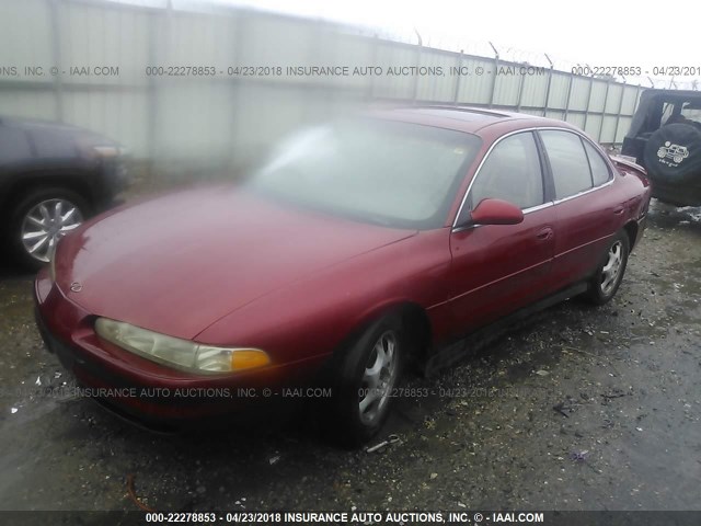 1G3WS52H5XF383669 - 1999 OLDSMOBILE INTRIGUE GL RED photo 2