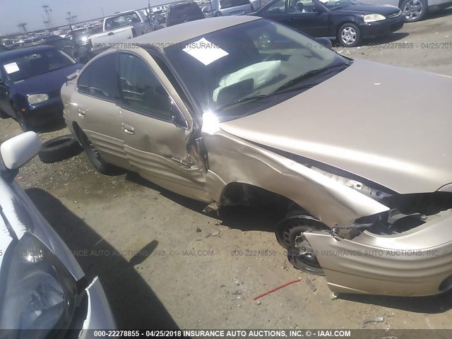 1G2NE52F22C220459 - 2002 PONTIAC GRAND AM SE GOLD photo 6