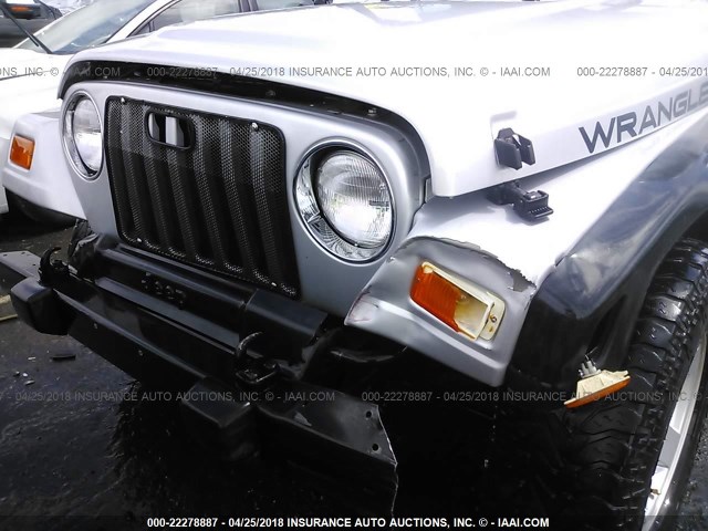 1J4FA39SX3P337276 - 2003 JEEP WRANGLER COMMANDO/X SILVER photo 6