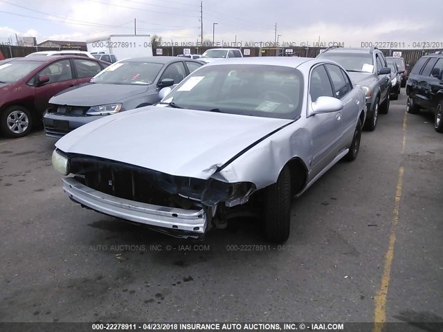 1G4HP54K824133233 - 2002 BUICK LESABRE CUSTOM SILVER photo 2