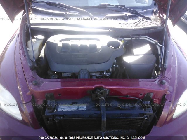 3GNDA13D96S541348 - 2006 CHEVROLET HHR LS BURGUNDY photo 10