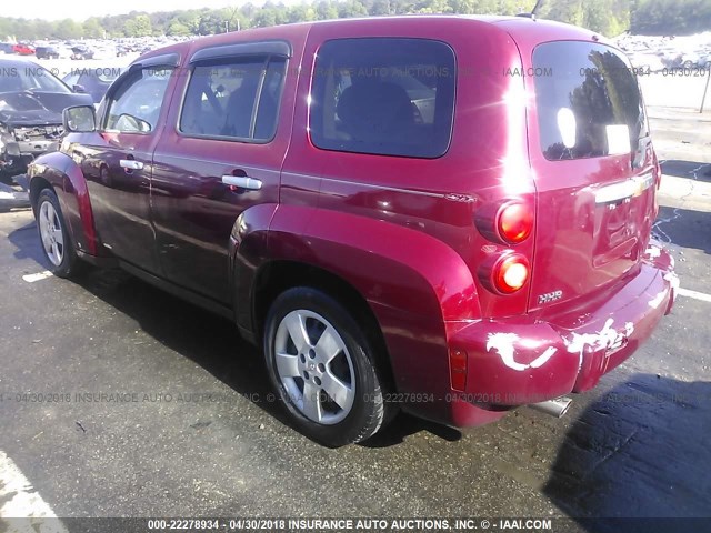 3GNDA13D96S541348 - 2006 CHEVROLET HHR LS BURGUNDY photo 3