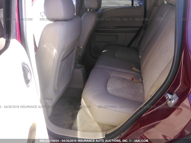 3GNDA13D96S541348 - 2006 CHEVROLET HHR LS BURGUNDY photo 8