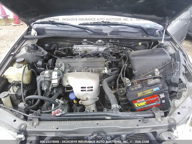 4T1BG22K9WU191039 - 1998 TOYOTA CAMRY CE/LE/XLE 香槟色 照片 10